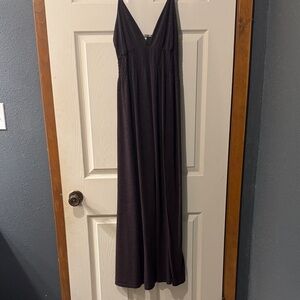Victoria's Secret Black Soft Maxi Night Gown